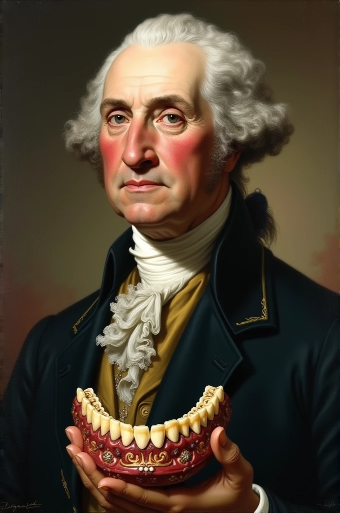 George Washington never had wooden teeth! His dentures were made from a mix of ivory, gold, and even human teeth."