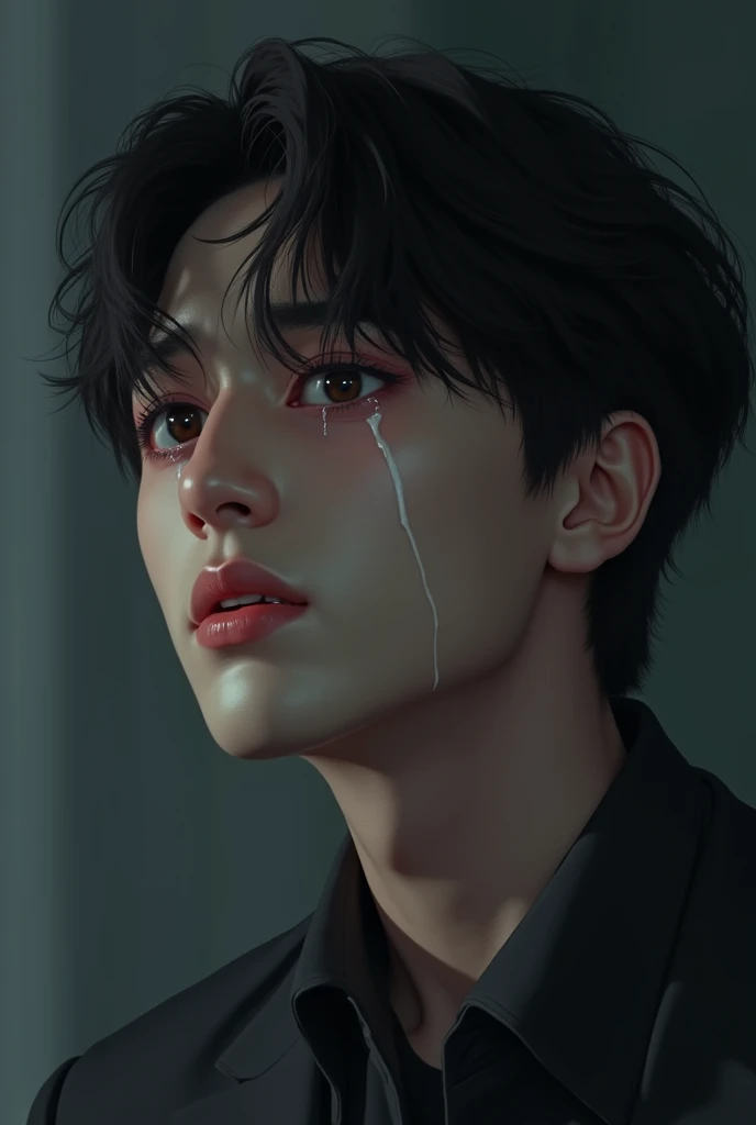 Suga from bts crying