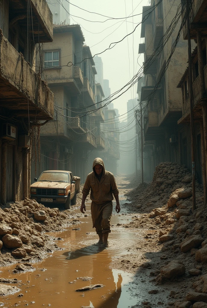 A city full of mud
