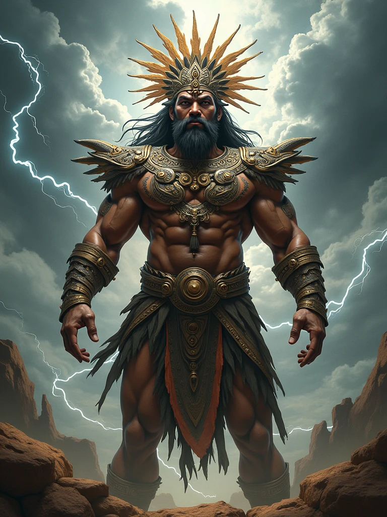 The mascot in question is the Thunder God Tupã