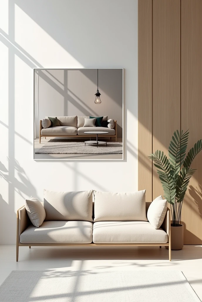Leaflet with advertising of a furniture store