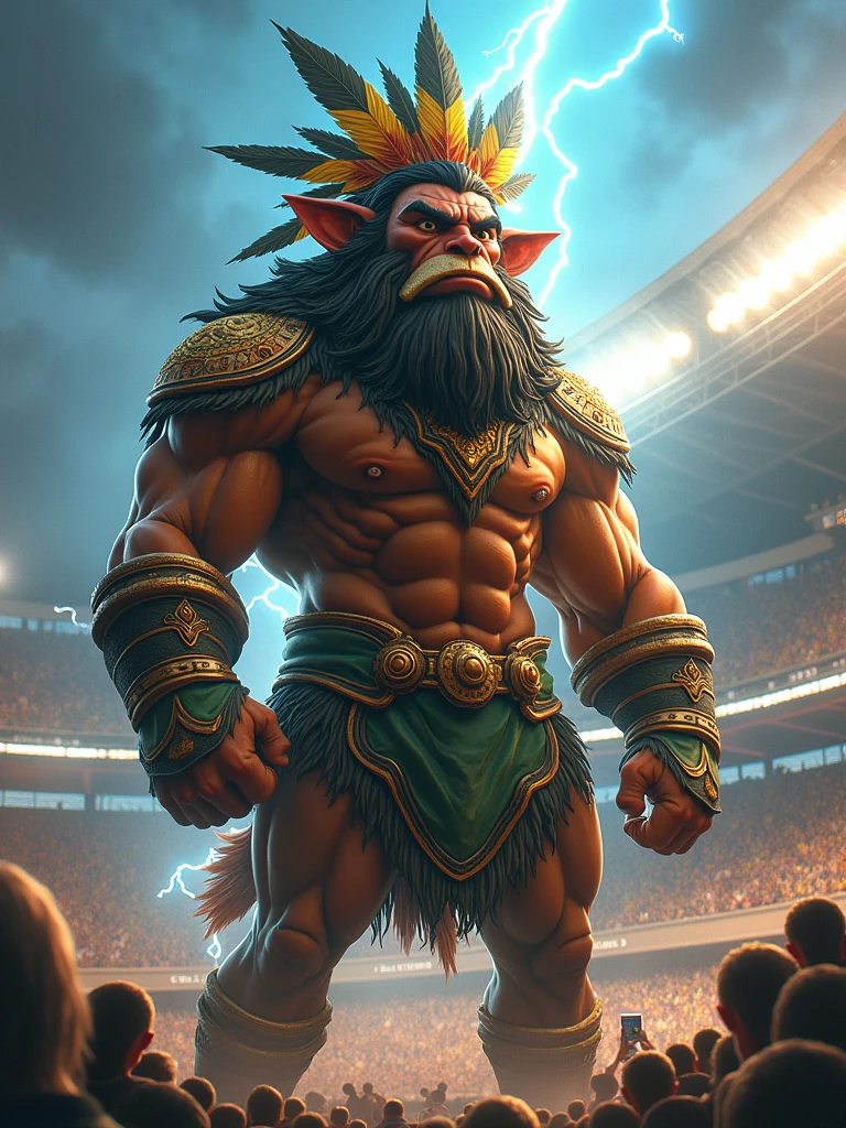 The mascot in question is the God of Thunder Tupã sports