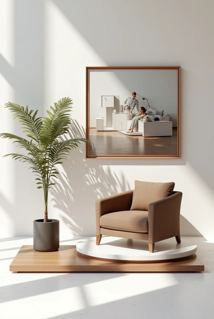 Leaflet with advertising of a furniture store