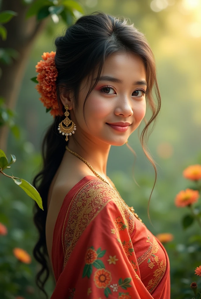 একজন সুন্দর সু সাস্থ বাংলাদেশি মেয়ে
