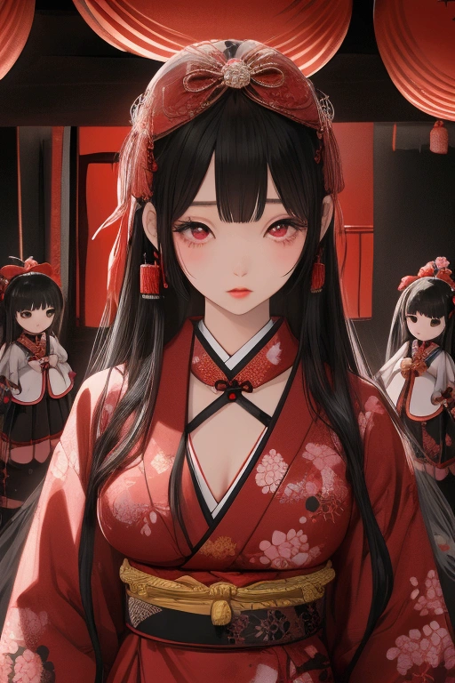 House of Terror、Beautiful Japanese idol girl turned into a doll、Surrounded by dolls