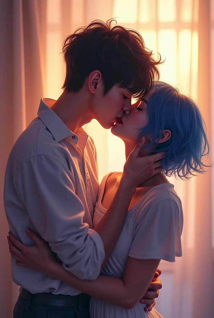 Jeon Jungkook kissing to Choi Yeonjun 