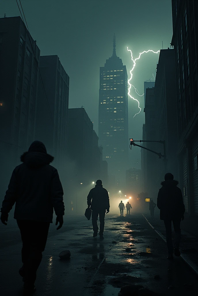 I want a cover for YouTube in English of the theme "What would happen if a global blackout occurred?"