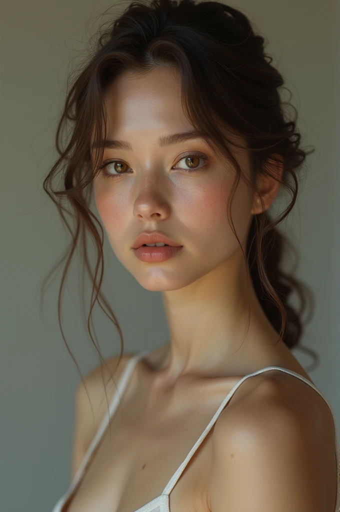 Naked girl from the front 
