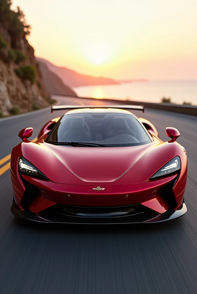 A red car