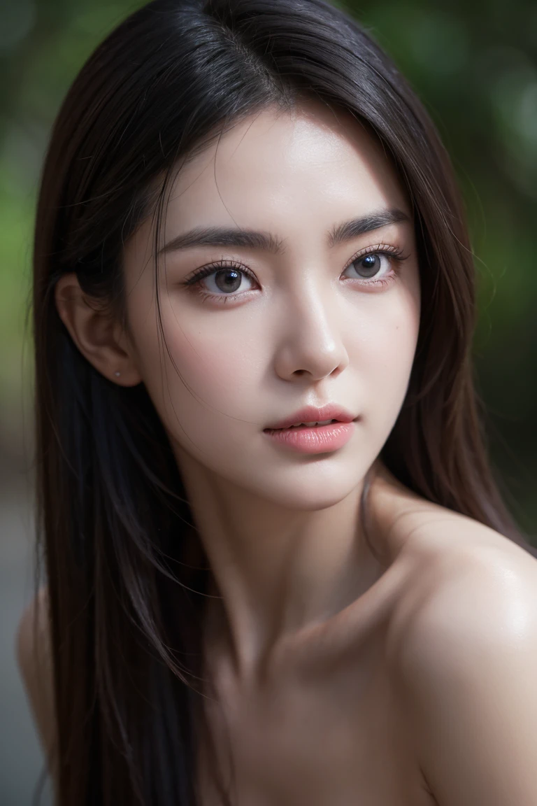 RAW photos, photography, Reality, 8k vivid photos of women in nature, Ultra Detailed, Meticulous attention to detail, Dramatic lighting, Meticulous attention to detail beautiful eyes, Delicate skin, Depth of Field, Gray eyes