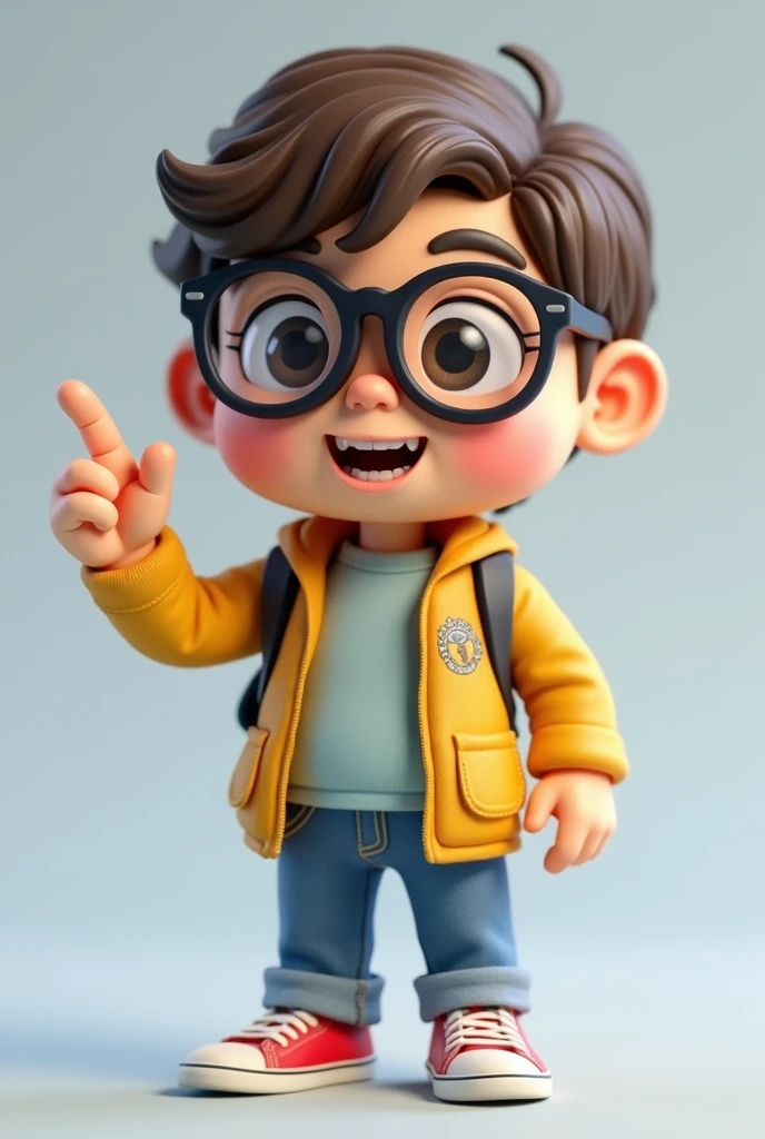 nerd emoji with finger up talking "that was our job"