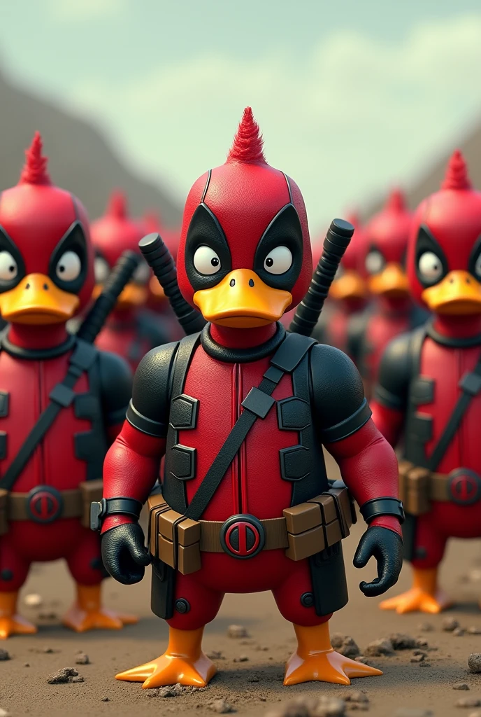 Duck deadpool army