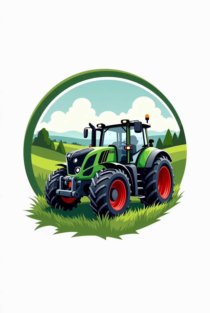 Logo of an agricultural contractor that can offer everything This is too boring and simple please fill out more I like it a lot but please change the tractor to a Fendt in the middle What's that supposed to mean now I wanted it exactly like before just with a Fendt and not something completely different