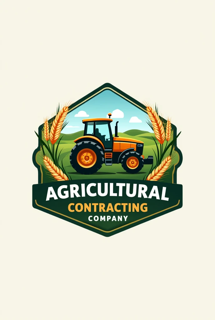 Logo of an agricultural contracting company that can offer everything This is too boring and simple please fill in more