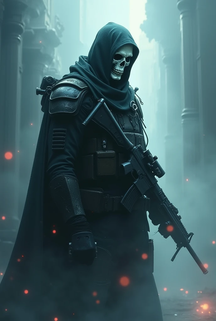 An image of a Call of Duty character Ghost for a mythical WhatsApp profile photo