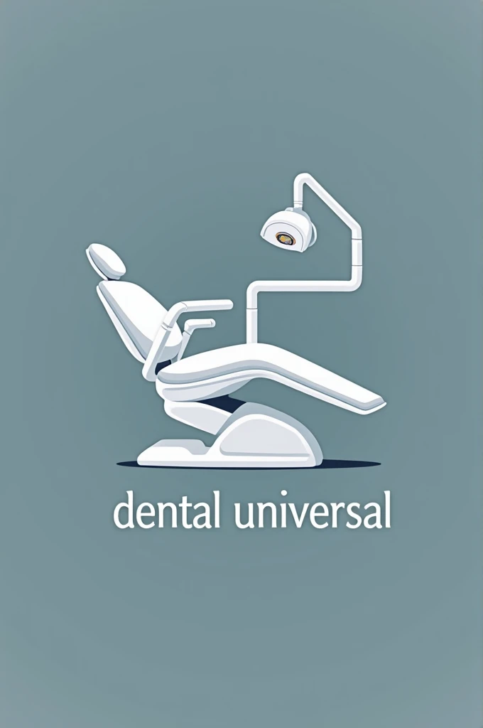 Logo for my Facebook page of a dental unit chair for my business, that says Dental Universal 