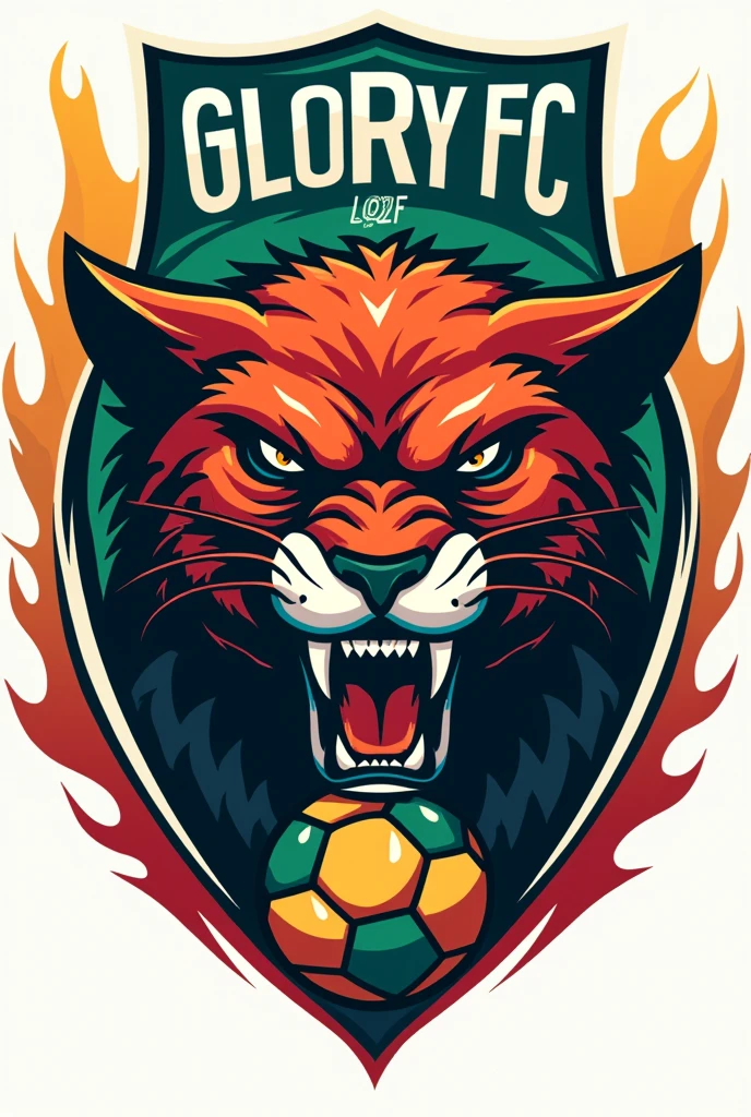 logo of a Brazilian futsal team called "bastards in glory FC" In Portuguese 