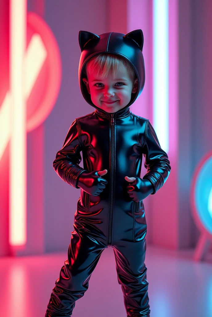 Kid on catsuit LaTeX