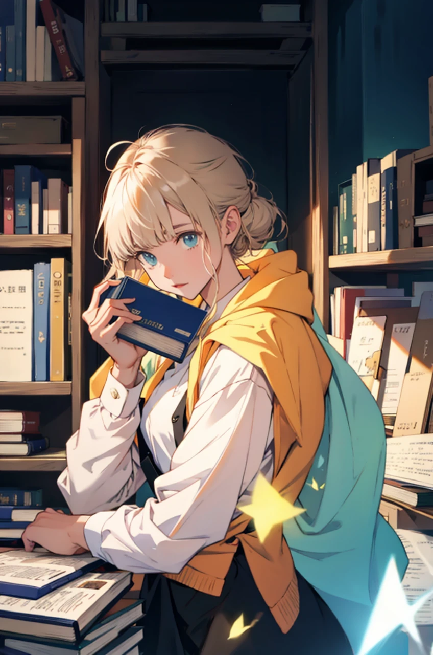 , book, light