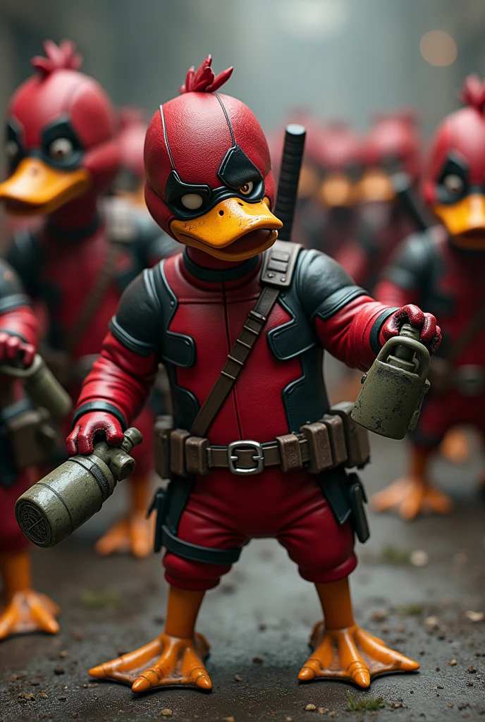 Deadpool duck army grenade