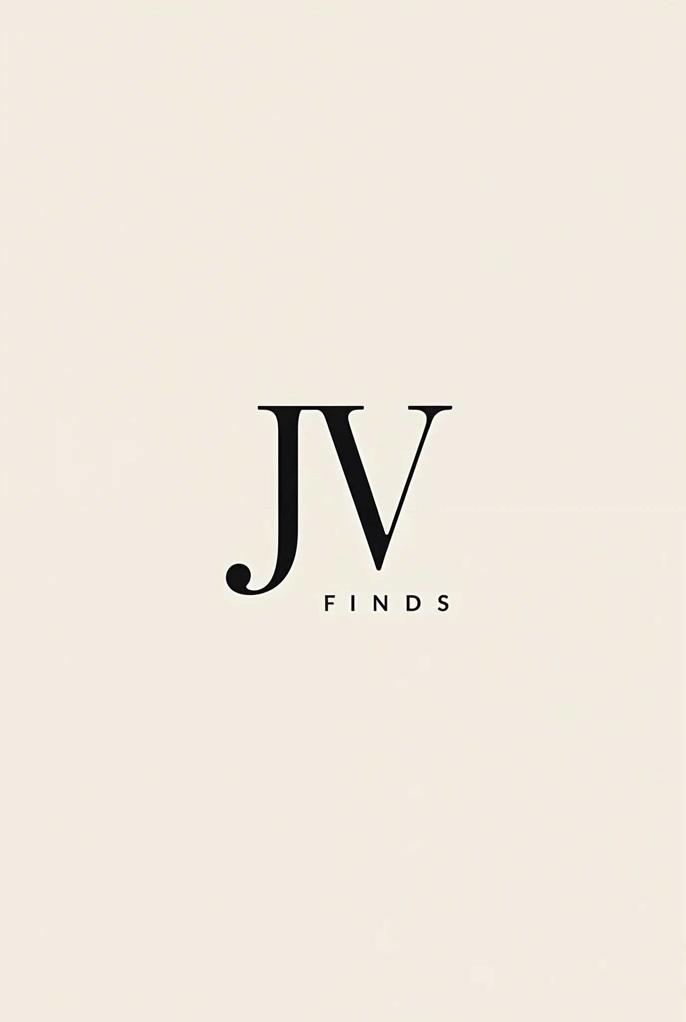 Create a brand logo called JV finds