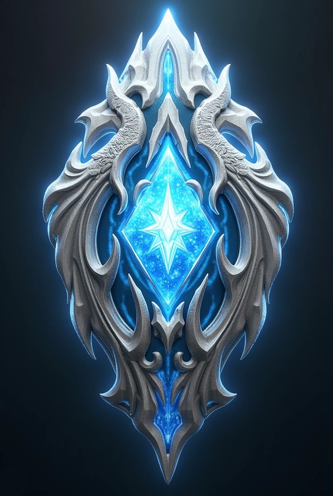 Creates a hand-sized energy core, The edges of this core must be made of white metal and have a relief or allisive shape like a dragon., This is for armor, if display view should be frontsl