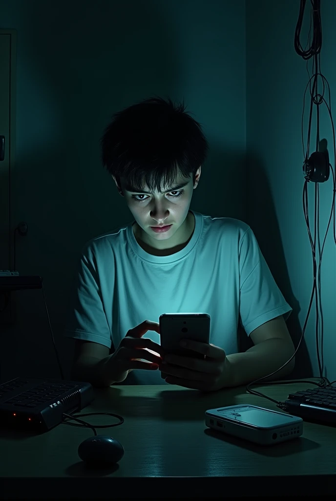 a person being slave of a screen