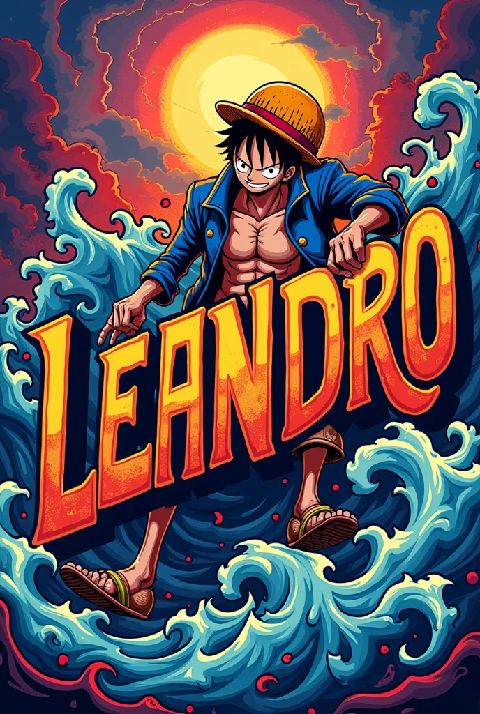 I need a shirt with the name Leandro With one piece design 