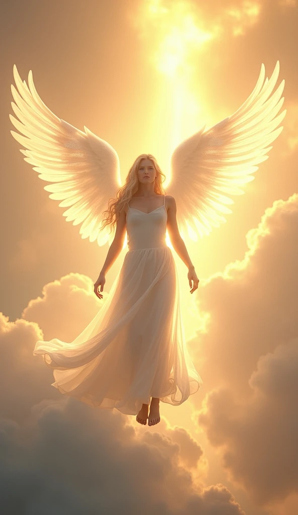 Create an ultra realistic 8k image of an angel of God