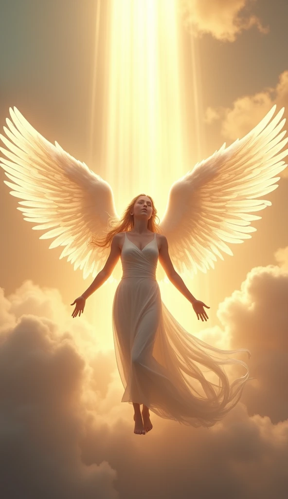 Create an ultra realistic 8k image of an angel of God