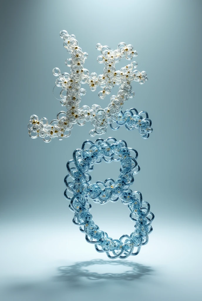 Generate the word tian in Chinese by holding a string of beads
