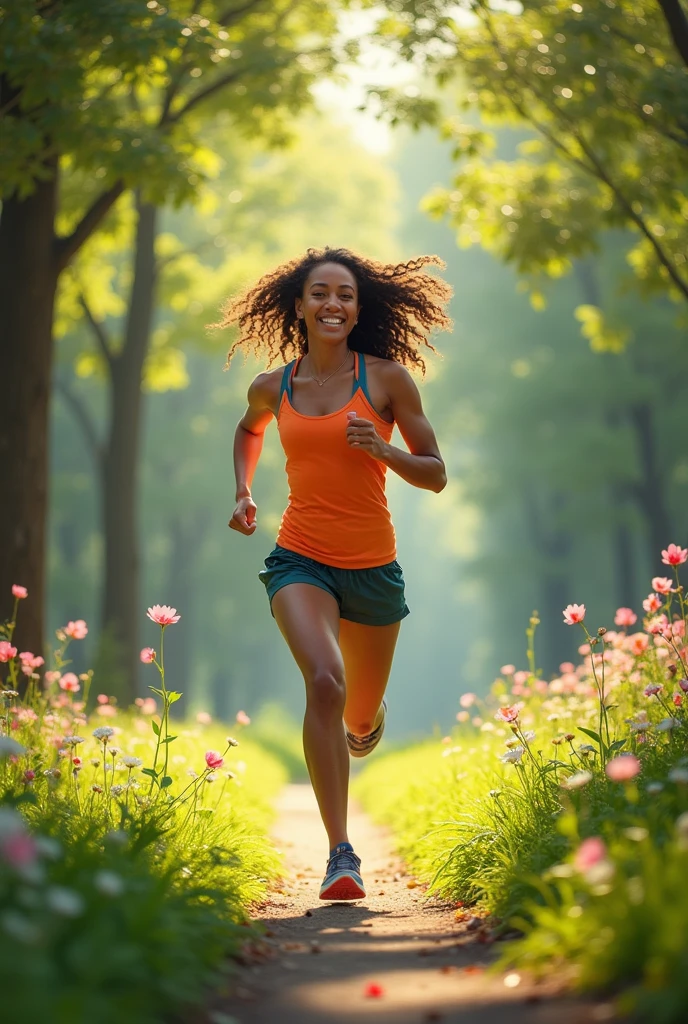 A propaganda text, about, GET ACTIVE AND LIVE BETTER!

Slogan: “Move today for a healthier tomorrow!” Main Image: A person running in a park, with a smile on her face and surrounded by nature.

Main Message: Exercising regularly not only improves your physical health, but also your mental well-being. Incorporate exercise into your daily routine and feel the difference!

Featured Benefits:

Improve your cardiovascular health Increase your energy and vitality Reduce stress and anxiety Strengthen your muscles and bones Call to Action: Get started today! Join an exercise group, go for a walk, run or practice your favorite sport. Every step counts!




