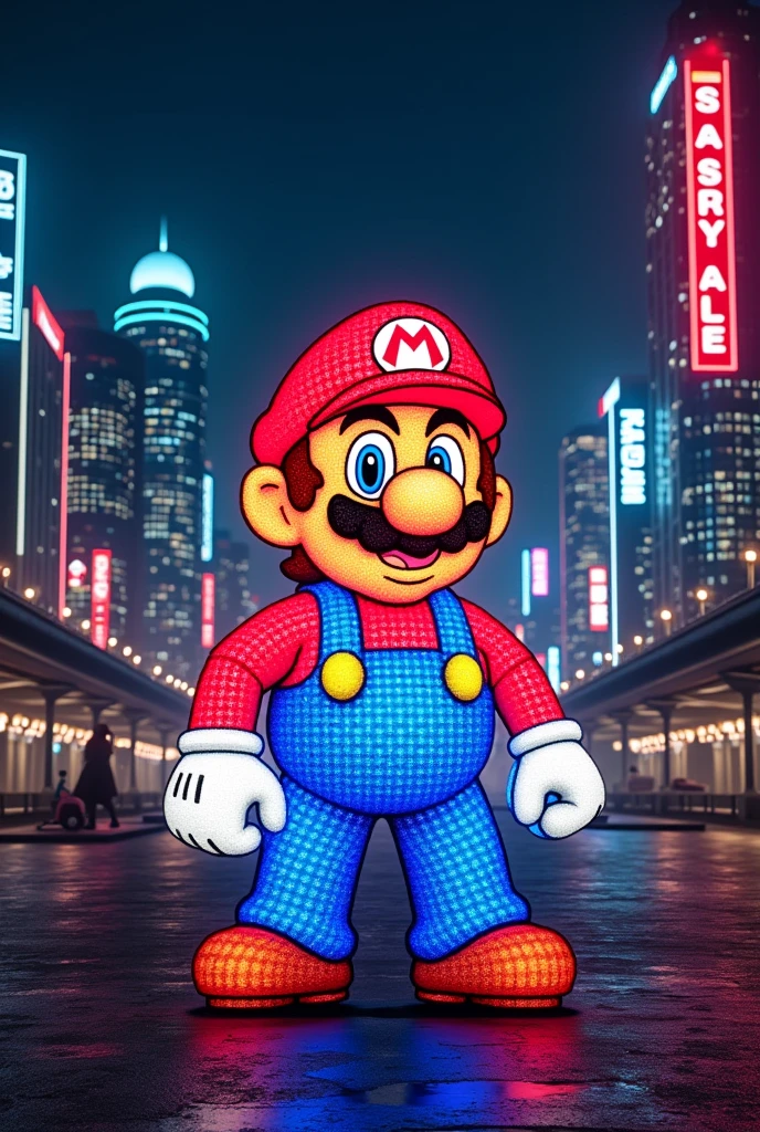 Super mario retro led light citu gaming pictures