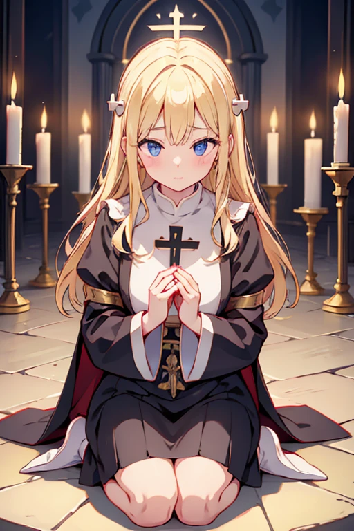 priest, pervert, beautiful, blonde, ritual