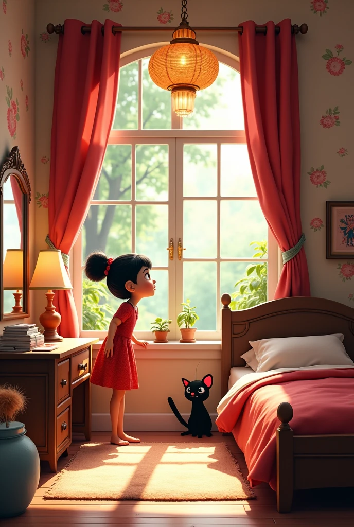 Create a bedroom scene for Miraculous 
