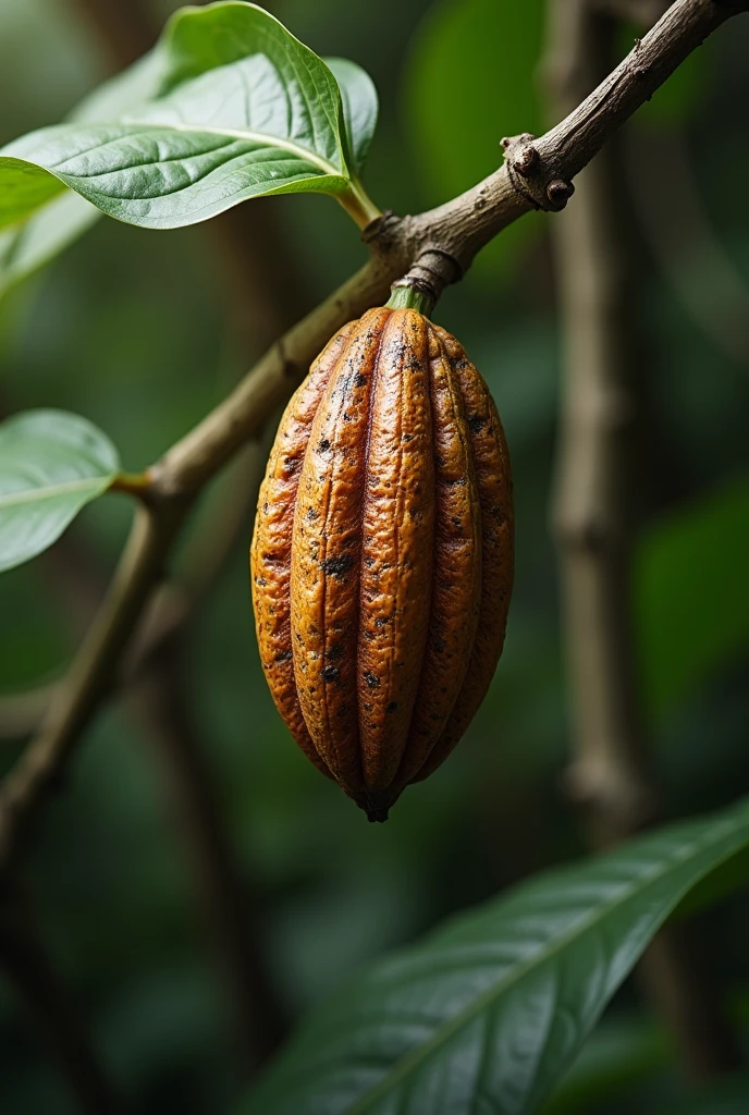 Give me an image that can be used as a logo for a company that exports Colombian cocoa powder. 