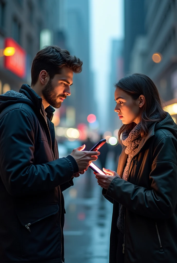 Chat cell phone conversation