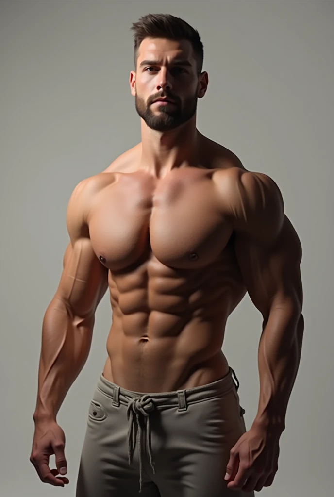 handsome strong man naked