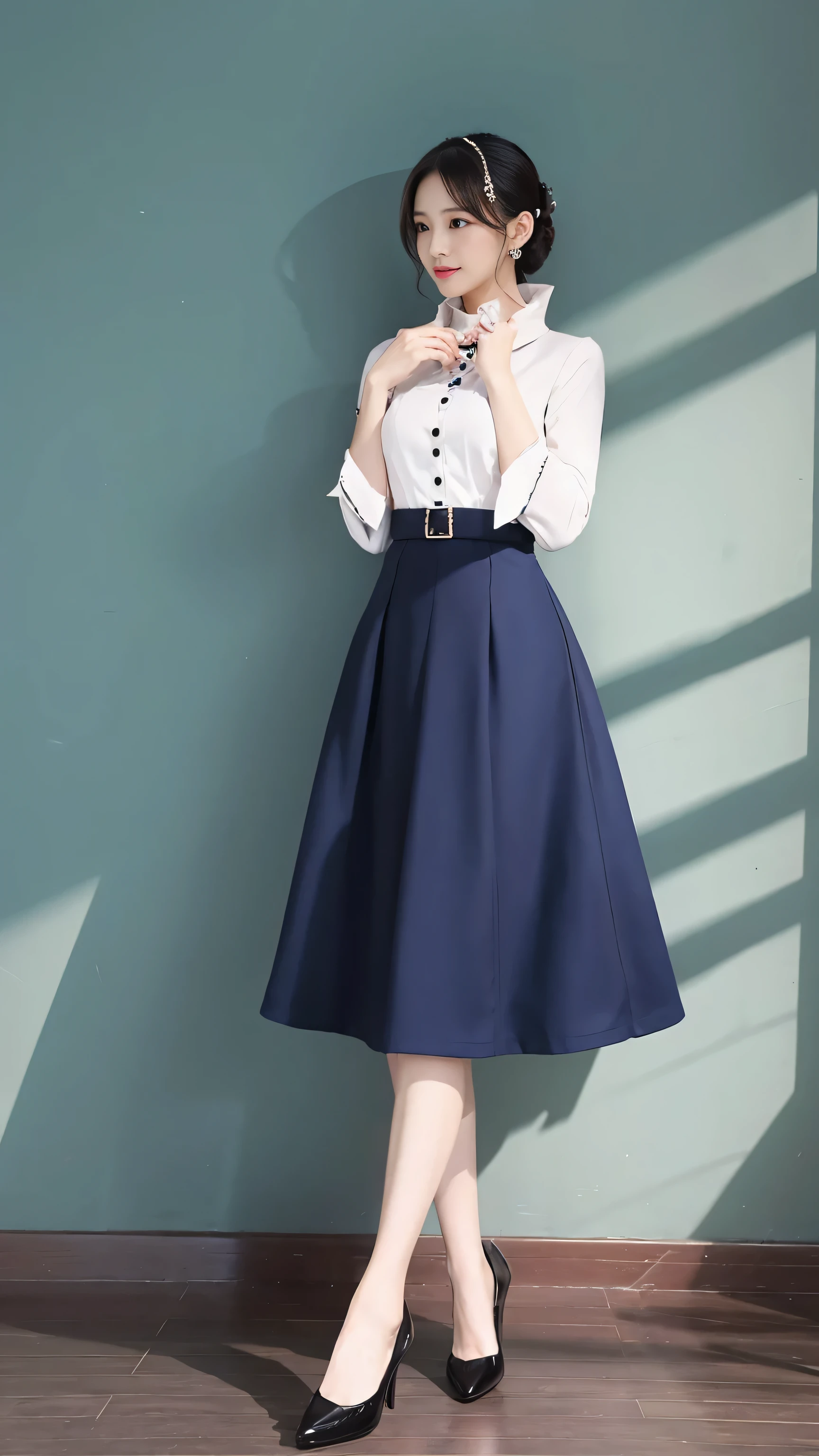 The fashion style of the 50s was characterized by elegance and conservatism.,The most fashionable outfits include: A-line skirt:A-line skirt是50年代女性的标志性单品,It cinches at the waist,The skirt flares out towards the bottom,Elegant and suitable for all body types。