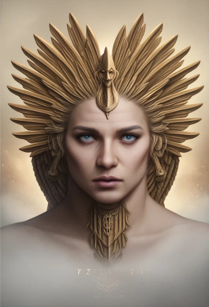 A cinematic medium shot of a mystical gods standing amidst the gentle waves and golden sands of a coastal shoreline. divine convergence, diverse mythologies, realistic portrayal, unity, respect, cultural diversity, Zeus, Odin, Isis, Shiva, Anansi. The background reveals a vast ocean with a serene horizon