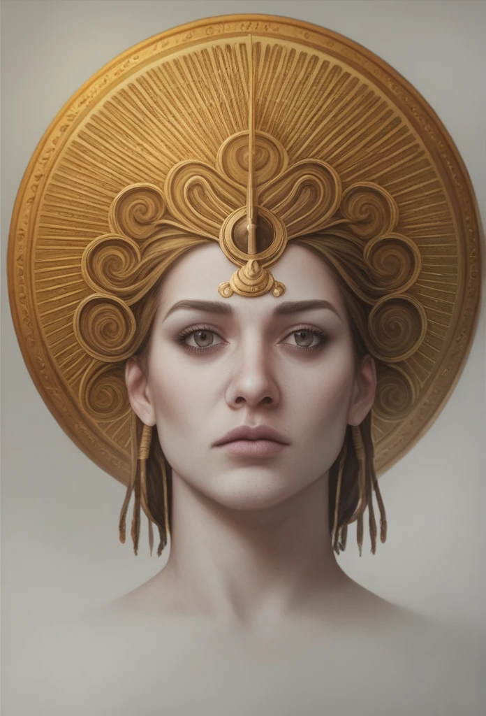 A cinematic medium shot of a mystical gods standing amidst the gentle waves and golden sands of a coastal shoreline. divine convergence, diverse mythologies, realistic portrayal, unity, respect, cultural diversity, Zeus, Odin, Isis, Shiva, Anansi. The background reveals a vast ocean with a serene horizon