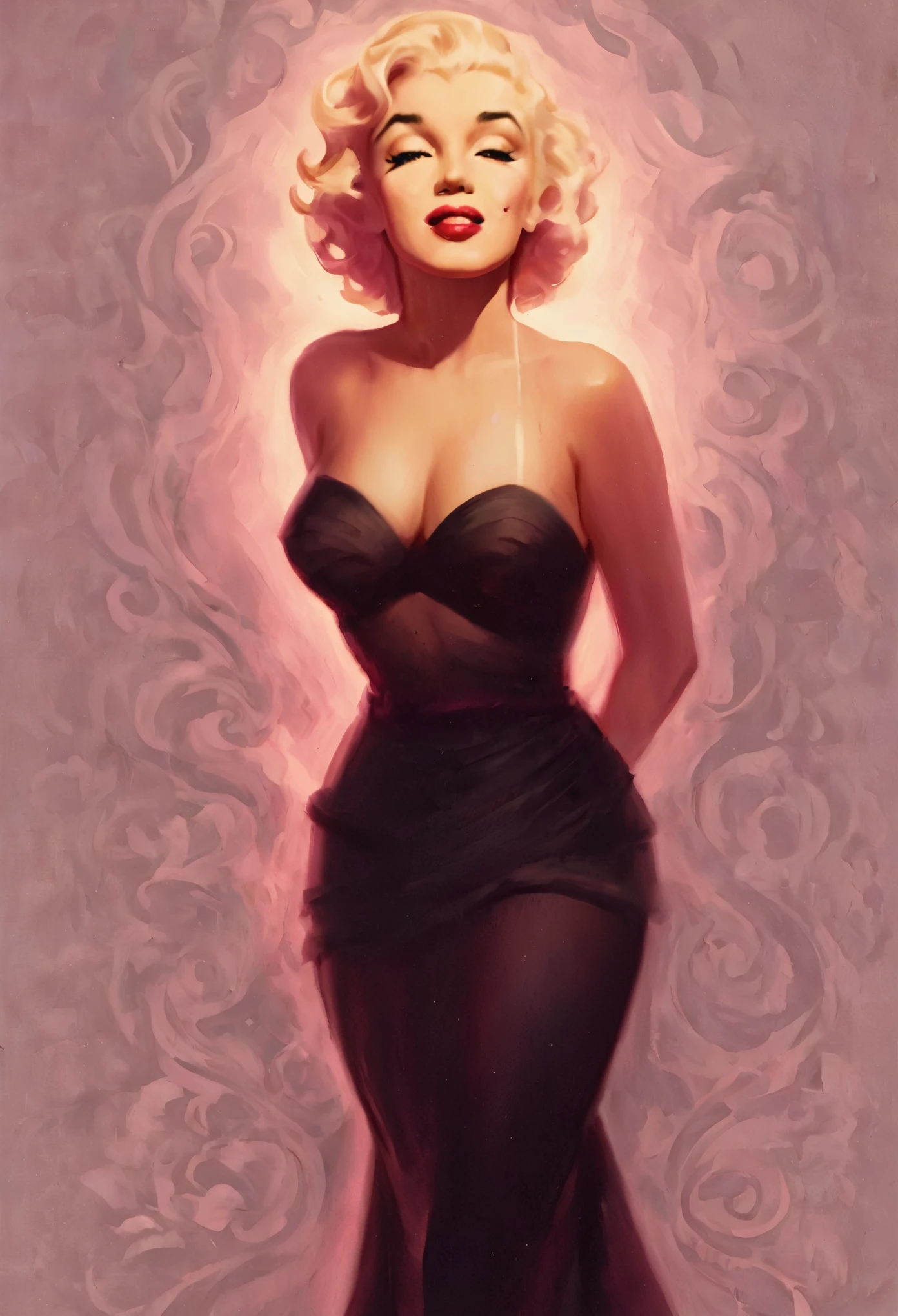 Marilyn Monroe al estilo de Lois van Baarle