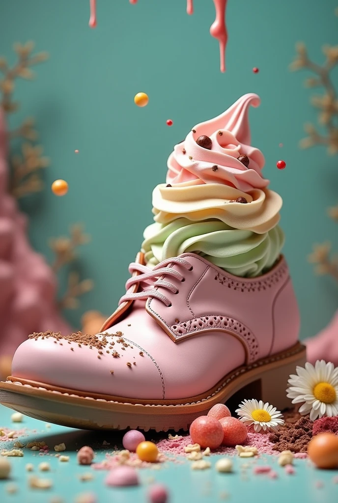 Men&#39;s shoe ice cream
