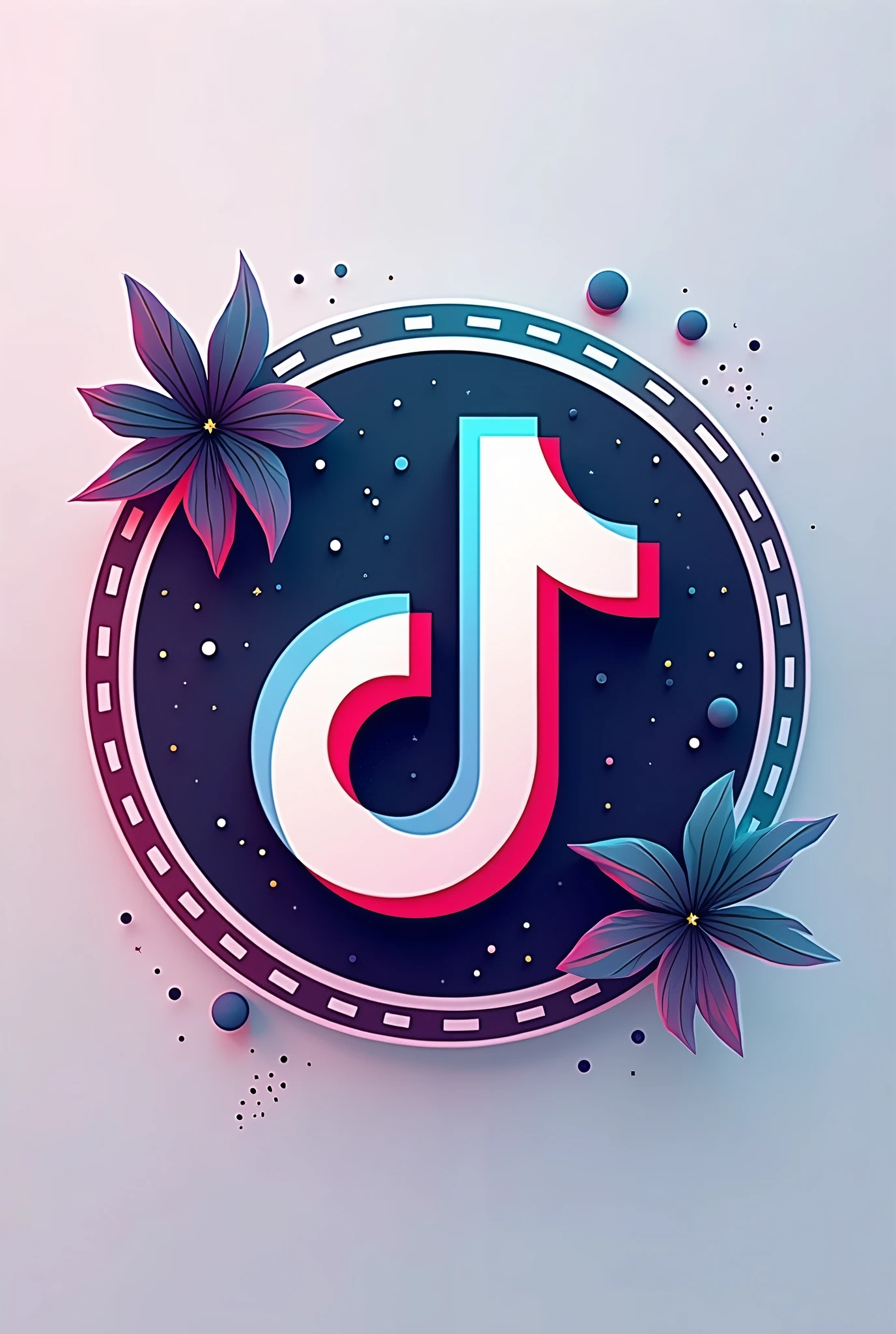 Generate a logo for a tik tok account that uploads content about movies, series and videos