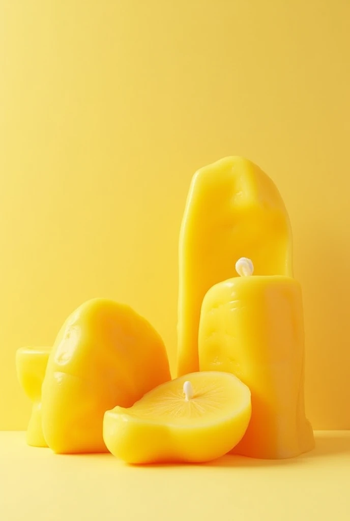 Several pieces of yellow wax 