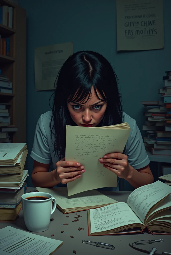 A fearful and anxious college student
