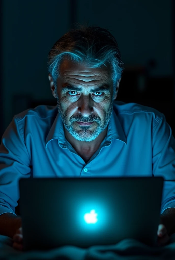 Man watching xvideos