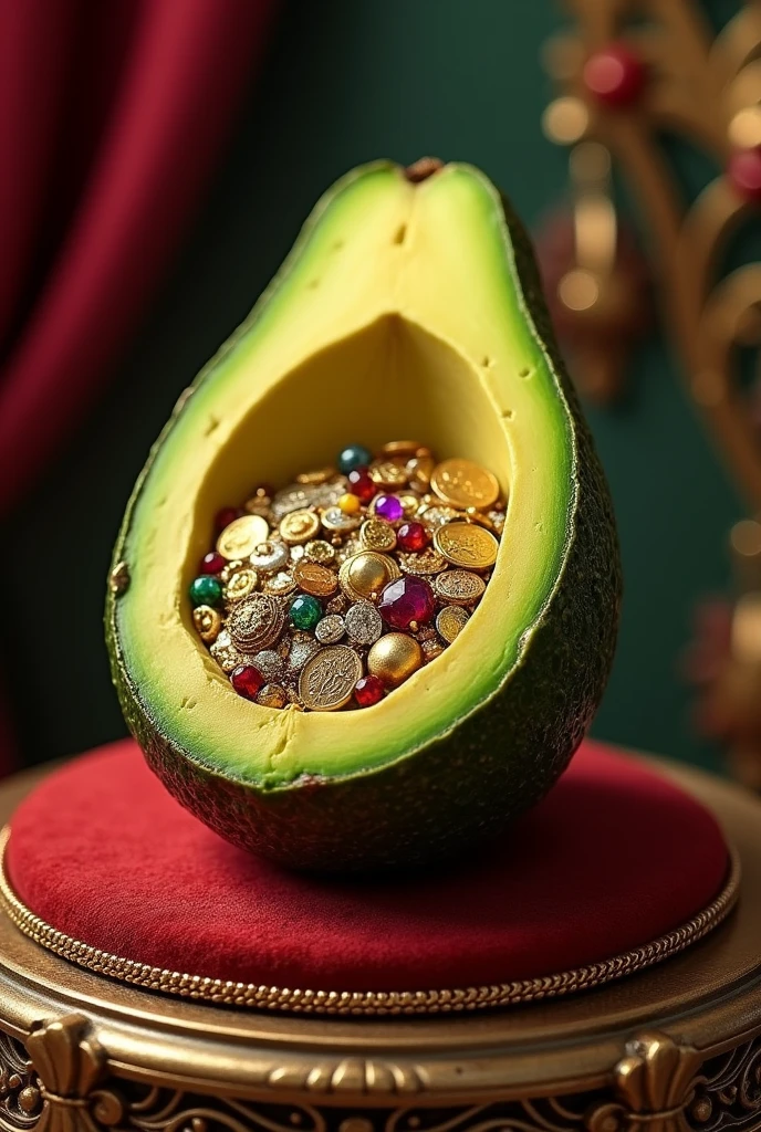 Imagine an avocado full of luxuries
