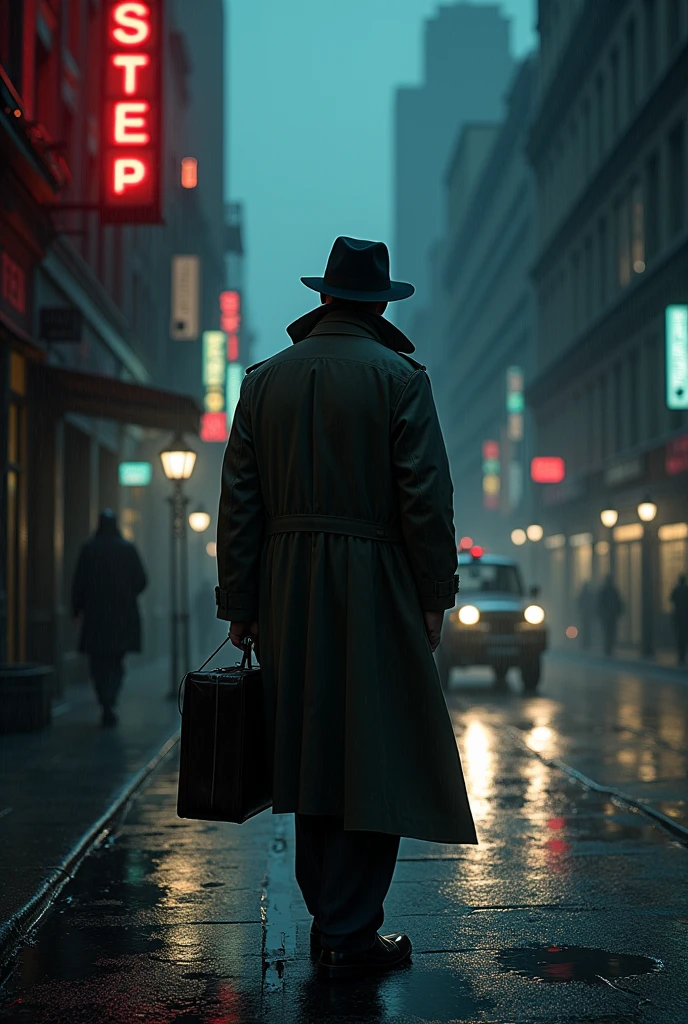 An image that refers to a detective fiction book 