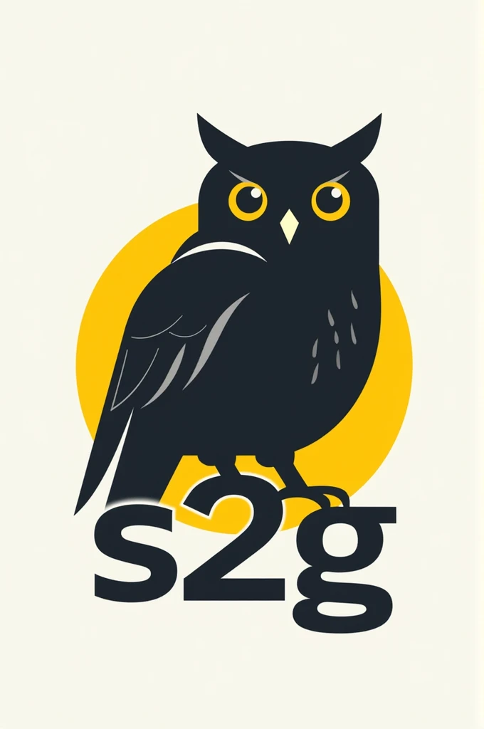 I WANT TO DESIGN A LOGO WITH THE WORD OWL AND S2G ON IT AND YELLOW UNDER IT